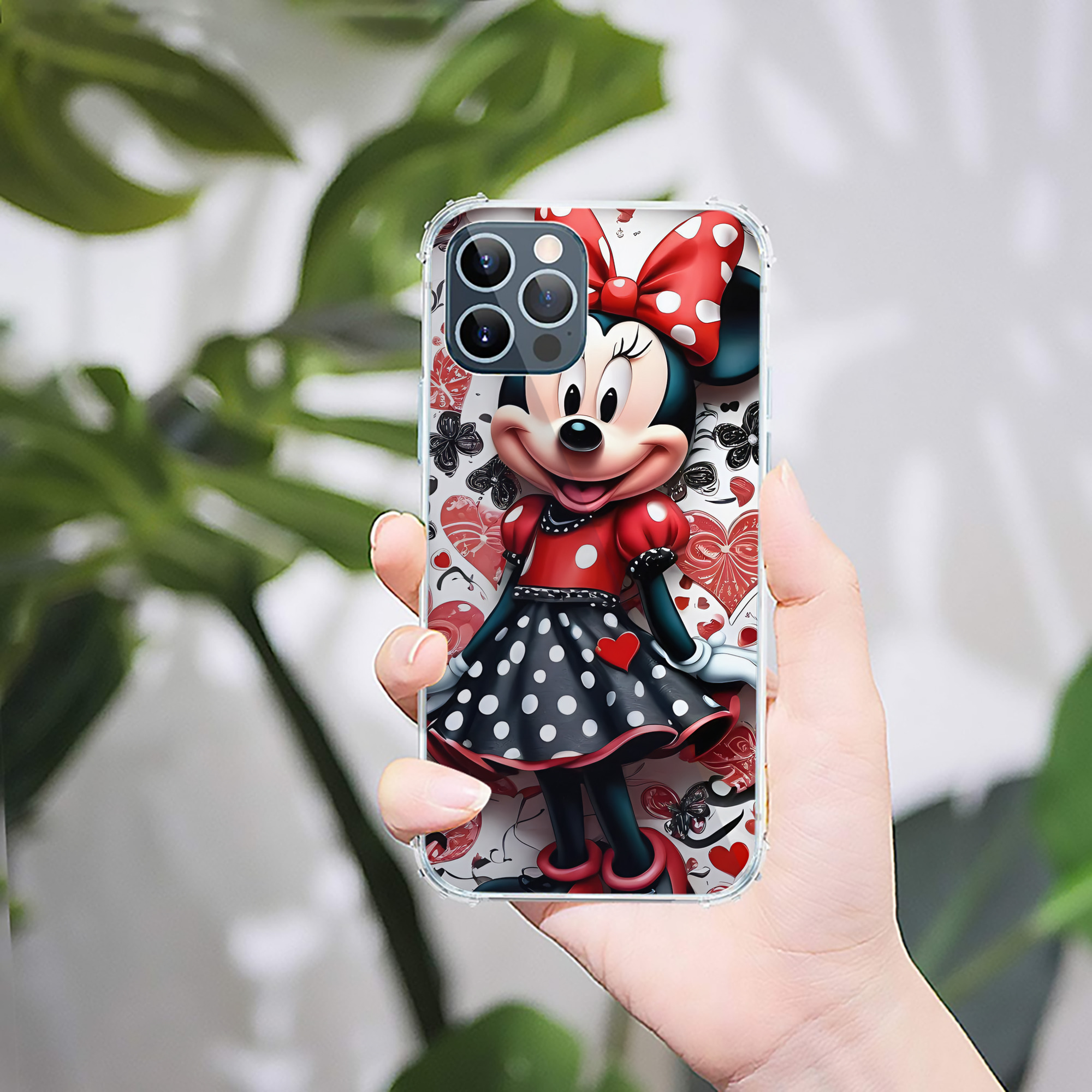 ミッキーマウス Mickey Mouse 【iPhone 12シリーズ対応】透明スマホケース（クリアソフトケース）
